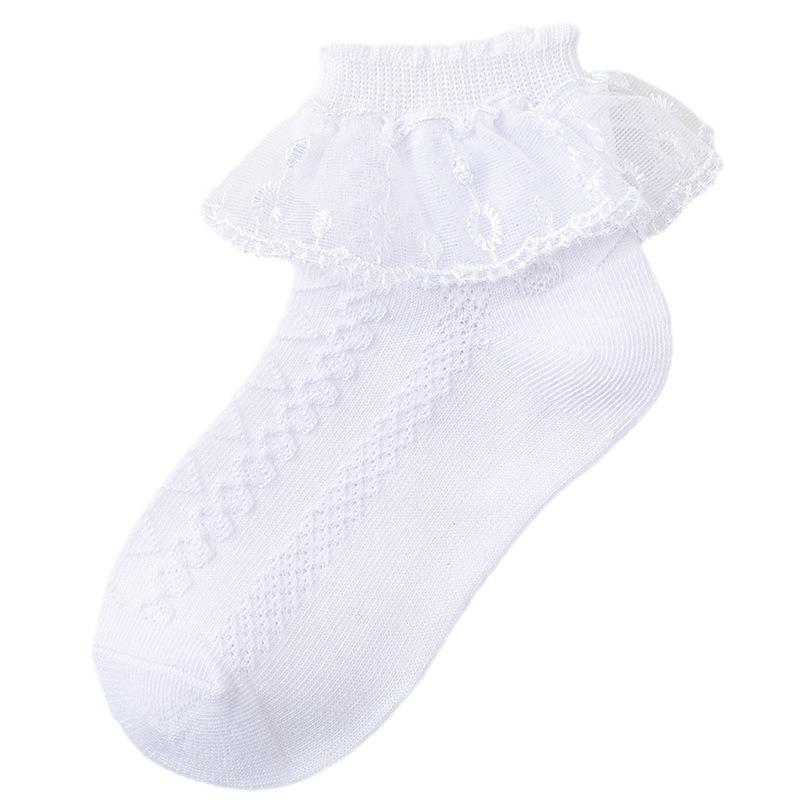 1 pair of cute lace pleated socks for kids - breathable, comfortable, and soft - an essential fashion item for girls 10-16Y білий
1 pair of cute lace pleated socks for kids - breathable, comfortable, and soft - an essential fashion item for girls 10-16Y білий