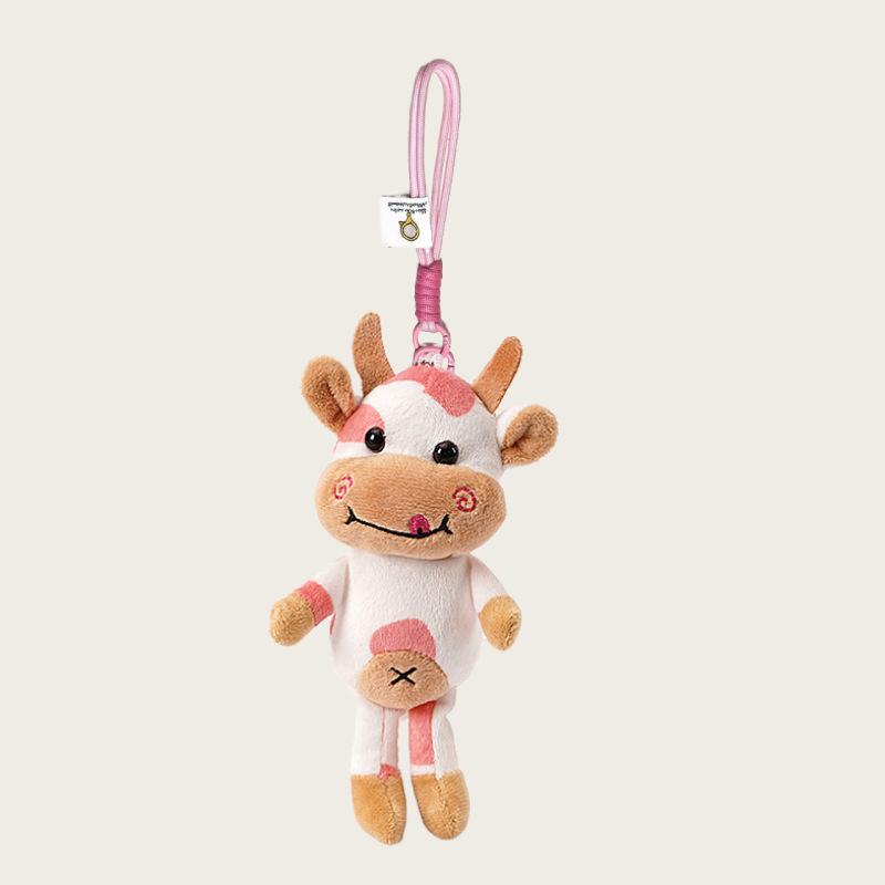 Calf Pendant Doll Cute Girl Heart Fork Milk Cow Plush Doll Pendant Schoolbag Car Keychain рожевий
Calf Pendant Doll Cute Girl Heart Fork Milk Cow Plush Doll Pendant Schoolbag Car Keychain рожевий