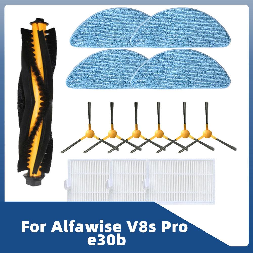 For Alfawise V8s Pro E30B Main Brush Roller Side Brush HEPA Filter Mop Cloths Vacuum Spare Parts Replacement
For Alfawise V8s Pro E30B Main Brush Roller Side Brush HEPA Filter Mop Cloths Vacuum Spare Parts Replacement