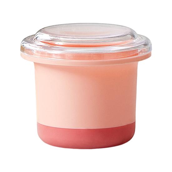 Yousheng Ice Cube Cube Tray Силиконовый льдогенератор с крышкой для еды, соков, напитков, без BPA, легкосъемные детские блоки, контейнеры для хранения в морозильной камере Round розовый