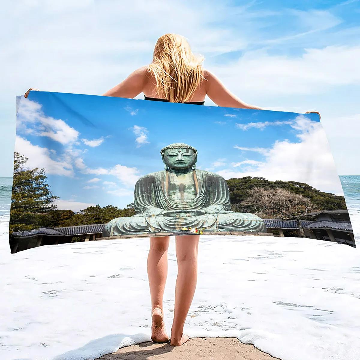 Golden Buddha Print bath towel - Soft Microfiber for Travel, Pool & Spa - Ideal Gift for Serenity and Meditation Enthusiasts W30*H60(CM)
Golden Buddha Print bath towel - Soft Microfiber for Travel, Pool & Spa - Ideal Gift for Serenity and Meditation Enthusiasts W30*H60(CM)