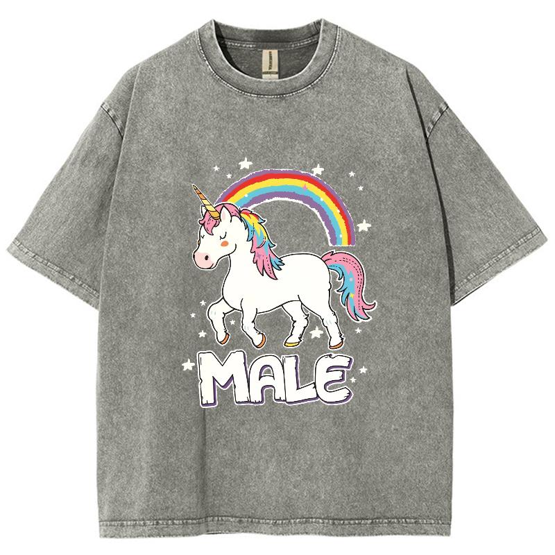Summer Rainbow Unicorn Print Women s Cotton Washed T-Shirt Oversized Loose Mid Sleeve Cute Fashion High Quality Top 2XL
Summer Rainbow Unicorn Print Women s Cotton Washed T-Shirt Oversized Loose Mid Sleeve Cute Fashion High Quality Top 2XL