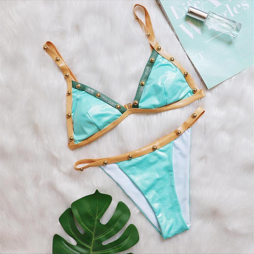 Женский купальник с жемчугом и высоким вырезом, женский купальник, комплект из двух частей, купальный костюм, купальный костюм для женщин L синий
Женский купальник с жемчугом и высоким вырезом, женский купальник, комплект из двух частей, купальный костюм, купальный костюм для женщин L синий