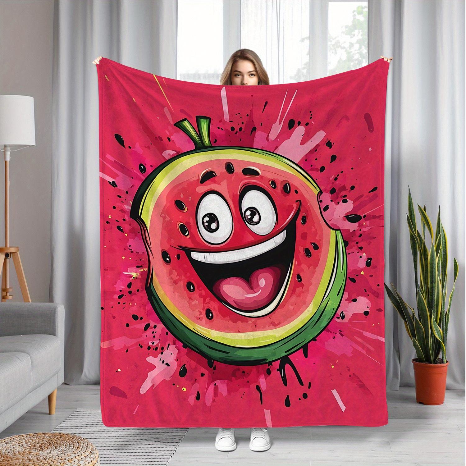 Modern watermelon fruit pattern Flannel printed blanket suitable for all seasons suitable for living room office sofa and travel 75x100cm (30x40inch)
Modern watermelon fruit pattern Flannel printed blanket suitable for all seasons suitable for living room office sofa and travel 75x100cm (30x40inch)