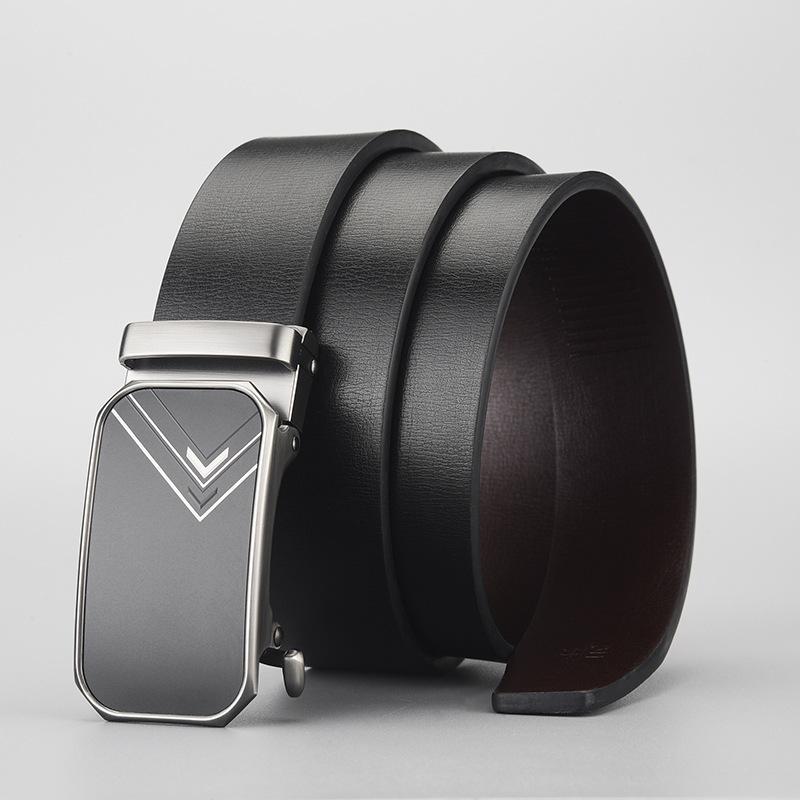 Belt Men S High-End Business Leather Toothless Automatic Buckle Leather Men S Belt 125cm
Belt Men S High-End Business Leather Toothless Automatic Buckle Leather Men S Belt 125cm