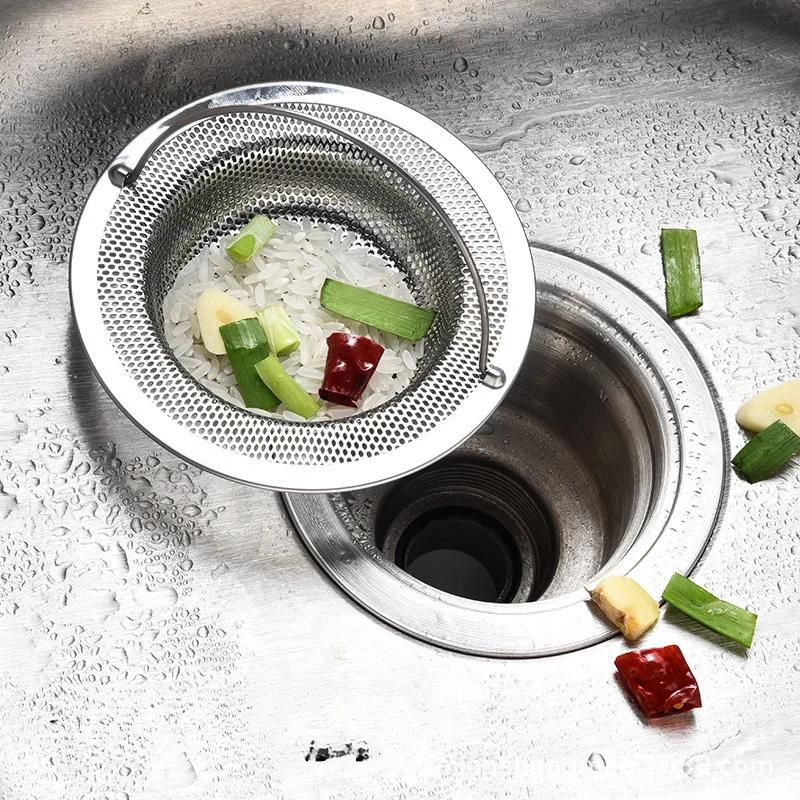 Kitchen Sink Stainless Steel Filter Screen Sink Drain Residue Filtration Thickened Anti Blocking and Leak Screen
Kitchen Sink Stainless Steel Filter Screen Sink Drain Residue Filtration Thickened Anti Blocking and Leak Screen