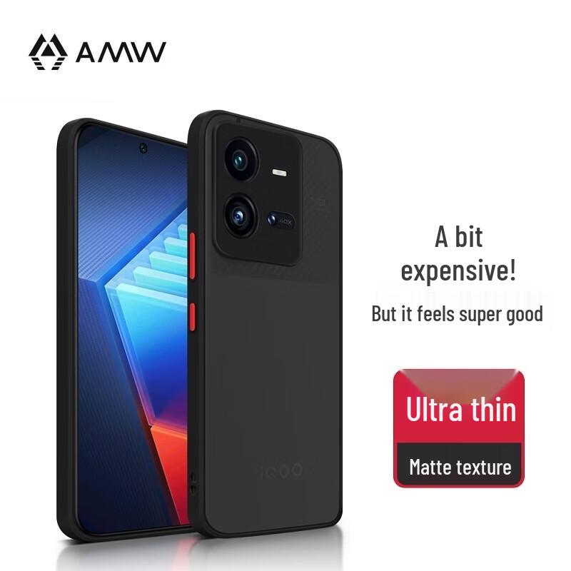 AMW Frosted Drop-Proof Phone Case for vivo iQOO 10 Pro
AMW Frosted Drop-Proof Phone Case for vivo iQOO 10 Pro