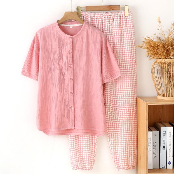 Women s Summer Pajama Set, Sweet & Cute, Girly Cloud Cotton, Short/Long Sleeves, Small Lapel XL, 2XL
Women s Summer Pajama Set, Sweet & Cute, Girly Cloud Cotton, Short/Long Sleeves, Small Lapel XL, 2XL
