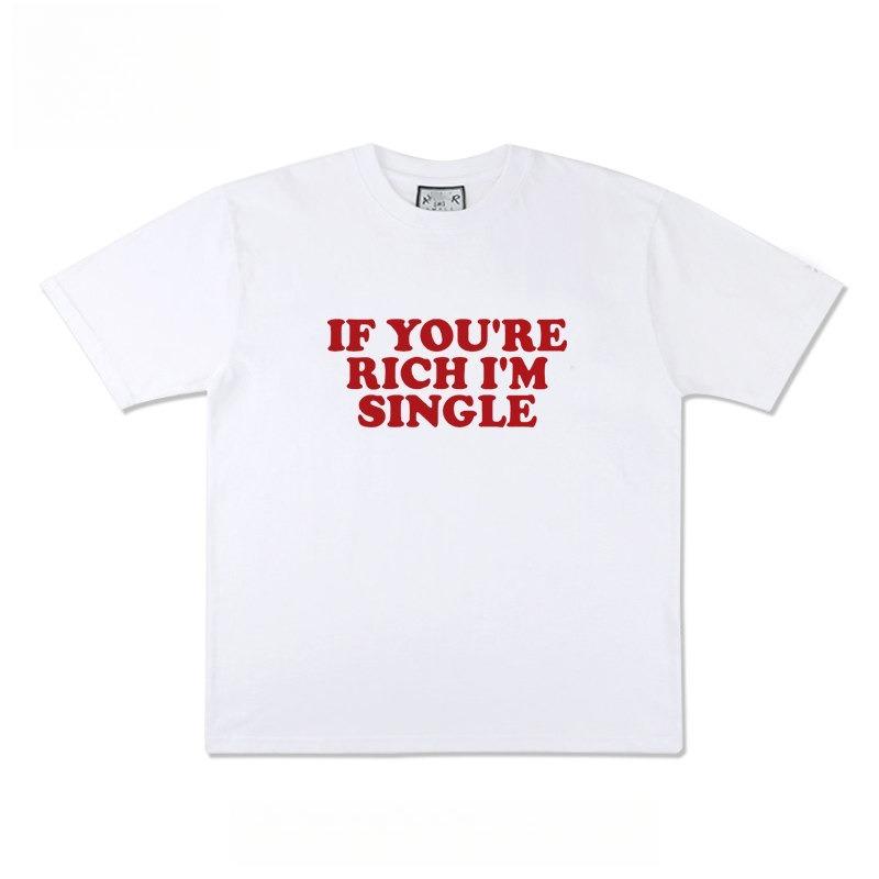 2026 New Funny IF YOU ARE RICHIM SINGLE Tshirt Mens and Womens Short Sleeve Tshirt Mens and Womens Top S
2026 New Funny IF YOU ARE RICHIM SINGLE Tshirt Mens and Womens Short Sleeve Tshirt Mens and Womens Top S