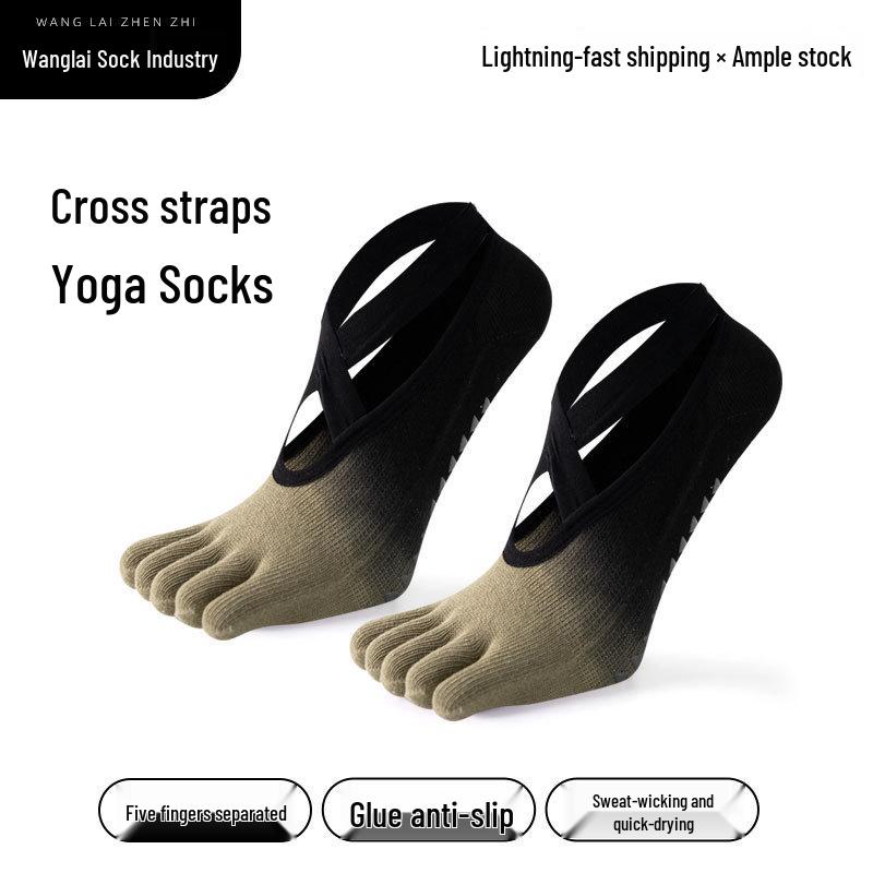 Gradient Dye Cotton Non-slip Yoga Pilates Toe Socks for Spring/Summer
Gradient Dye Cotton Non-slip Yoga Pilates Toe Socks for Spring/Summer
