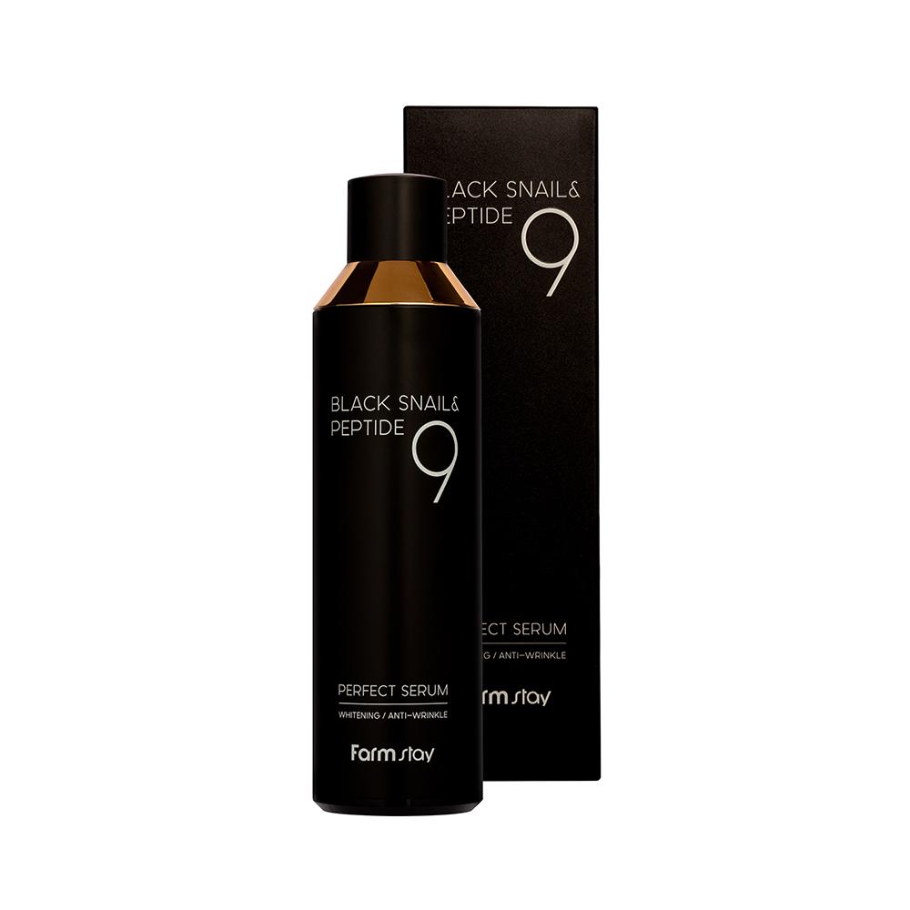FARM STAY Black Snail & Peptide 9 Perfect Сыворотка 120 мл 1pcs 
FARM STAY Black Snail & Peptide 9 Perfect Сыворотка 120 мл 1pcs