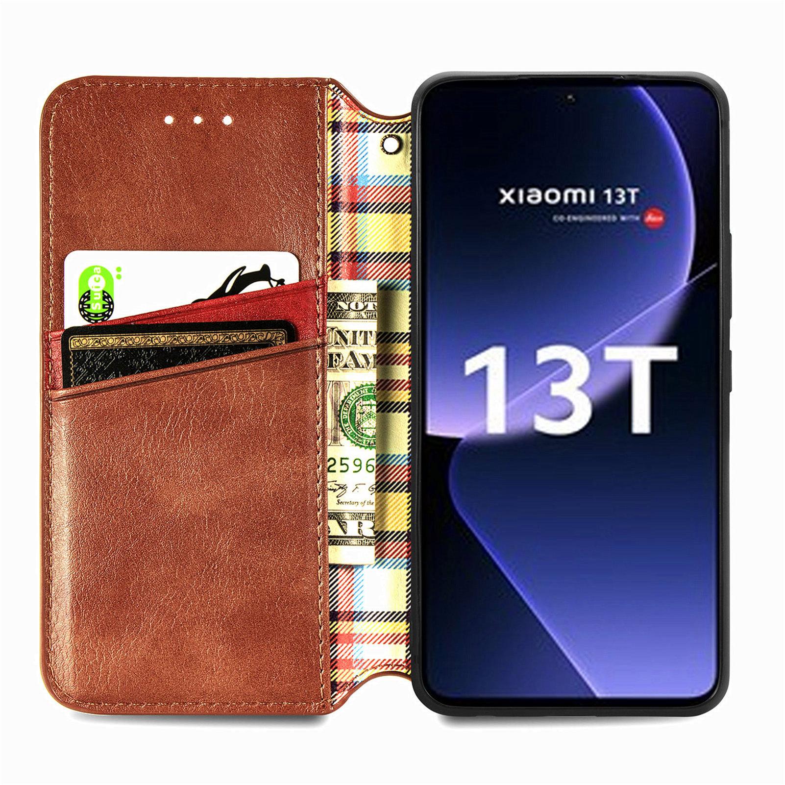 For Xiaomi 13T/13T Pro/Redmi K60 Ultra PU Leather Case Rhombus Imprint Wallet Stand Phone Cover Brown
For Xiaomi 13T/13T Pro/Redmi K60 Ultra PU Leather Case Rhombus Imprint Wallet Stand Phone Cover Brown