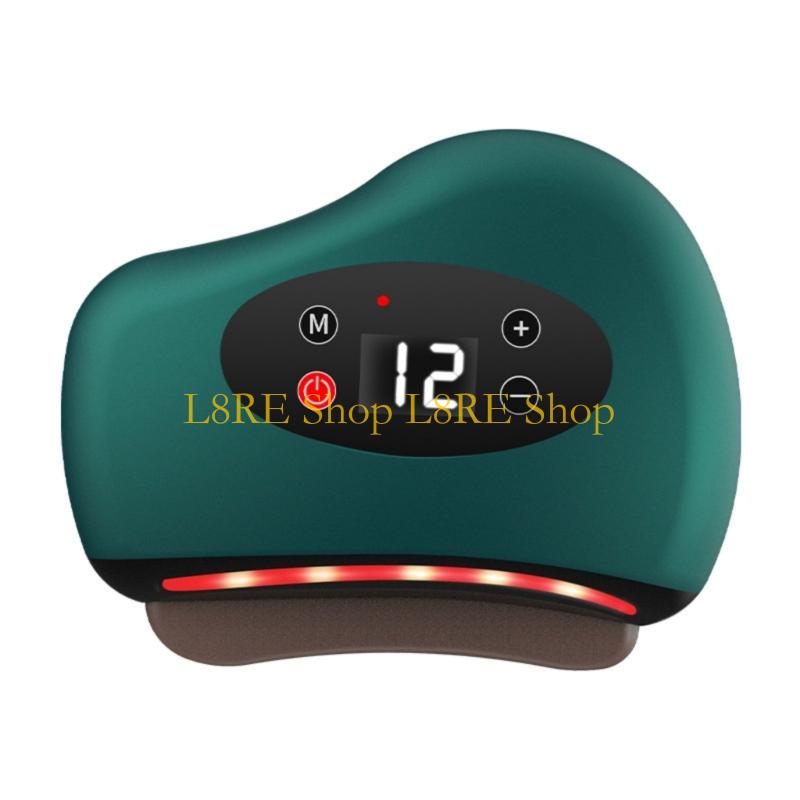 L8RE Scraping Board Heat Therapy Red Light Vibration Full Body Massage Device темно-зелений колір
L8RE Scraping Board Heat Therapy Red Light Vibration Full Body Massage Device темно-зелений колір