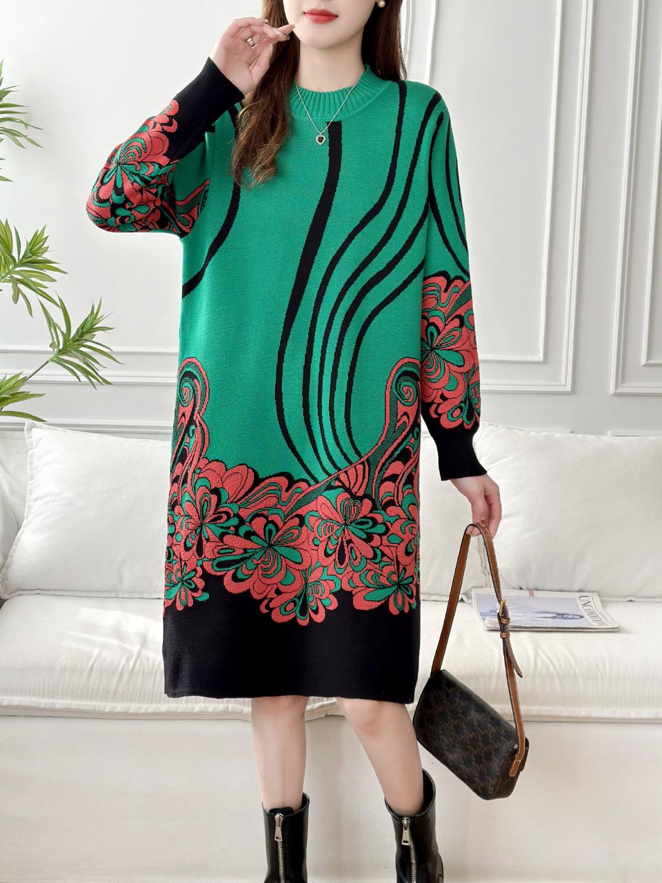 2025 Stylish Mid-length Knit Cardigan for Middle-aged & Elderly Women One Size зелений
2025 Stylish Mid-length Knit Cardigan for Middle-aged & Elderly Women One Size зелений