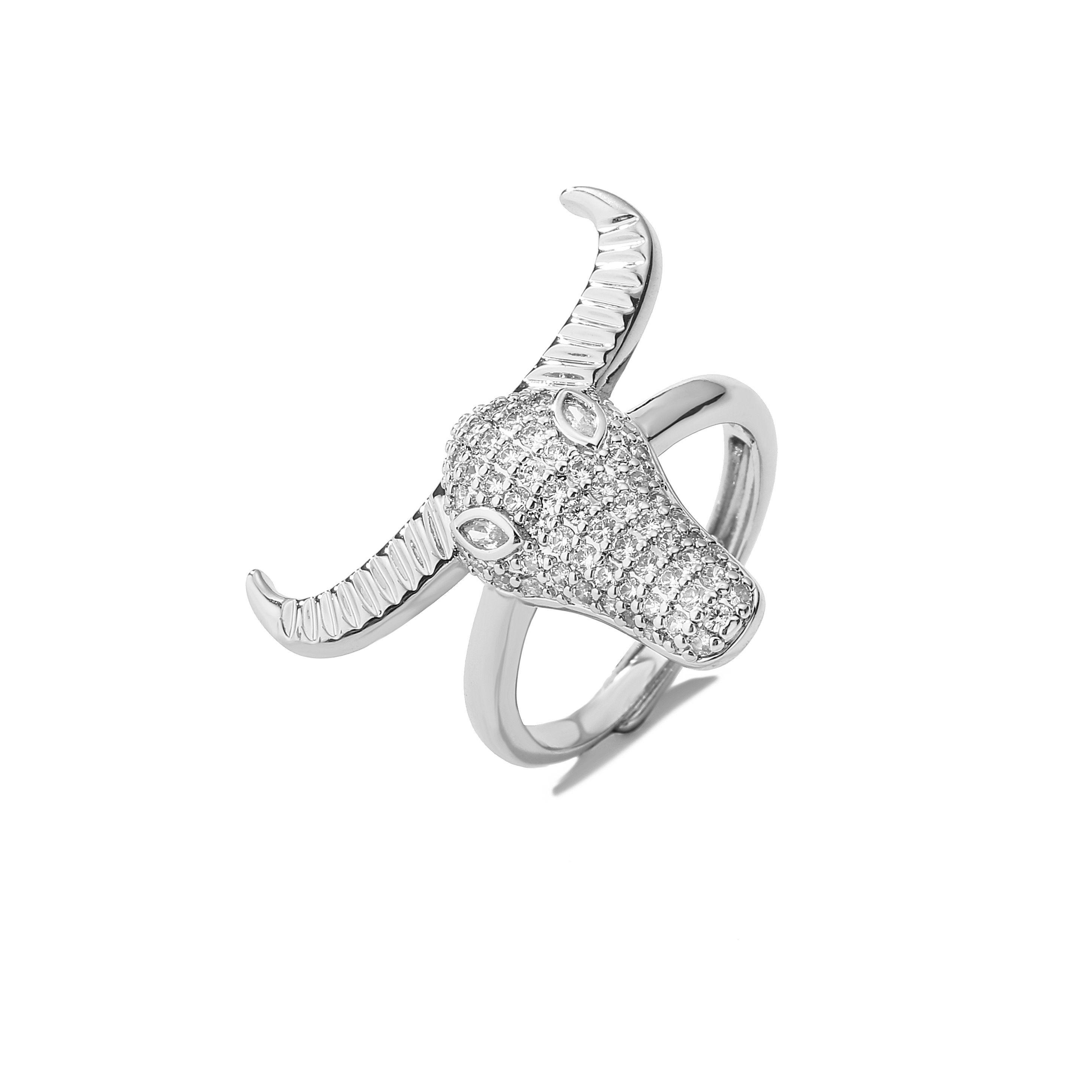 HECHENG,18K Gold Plated OX Head Evil Eyes Ring,Luxury Zircon Rings for Women Couple Friends Gift Fashion Zircon resizable медный/белый
HECHENG,18K Gold Plated OX Head Evil Eyes Ring,Luxury Zircon Rings for Women Couple Friends Gift Fashion Zircon resizable медный/белый
