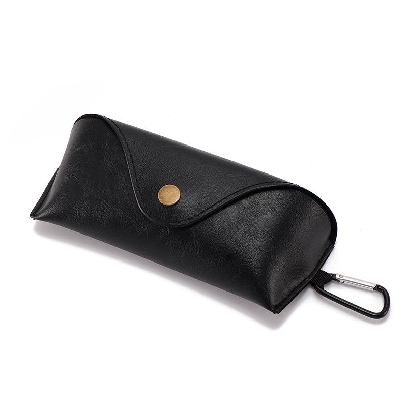 Universal Black Leather Sunglasses Case with Hook - Custom Logo Option Available
Universal Black Leather Sunglasses Case with Hook - Custom Logo Option Available