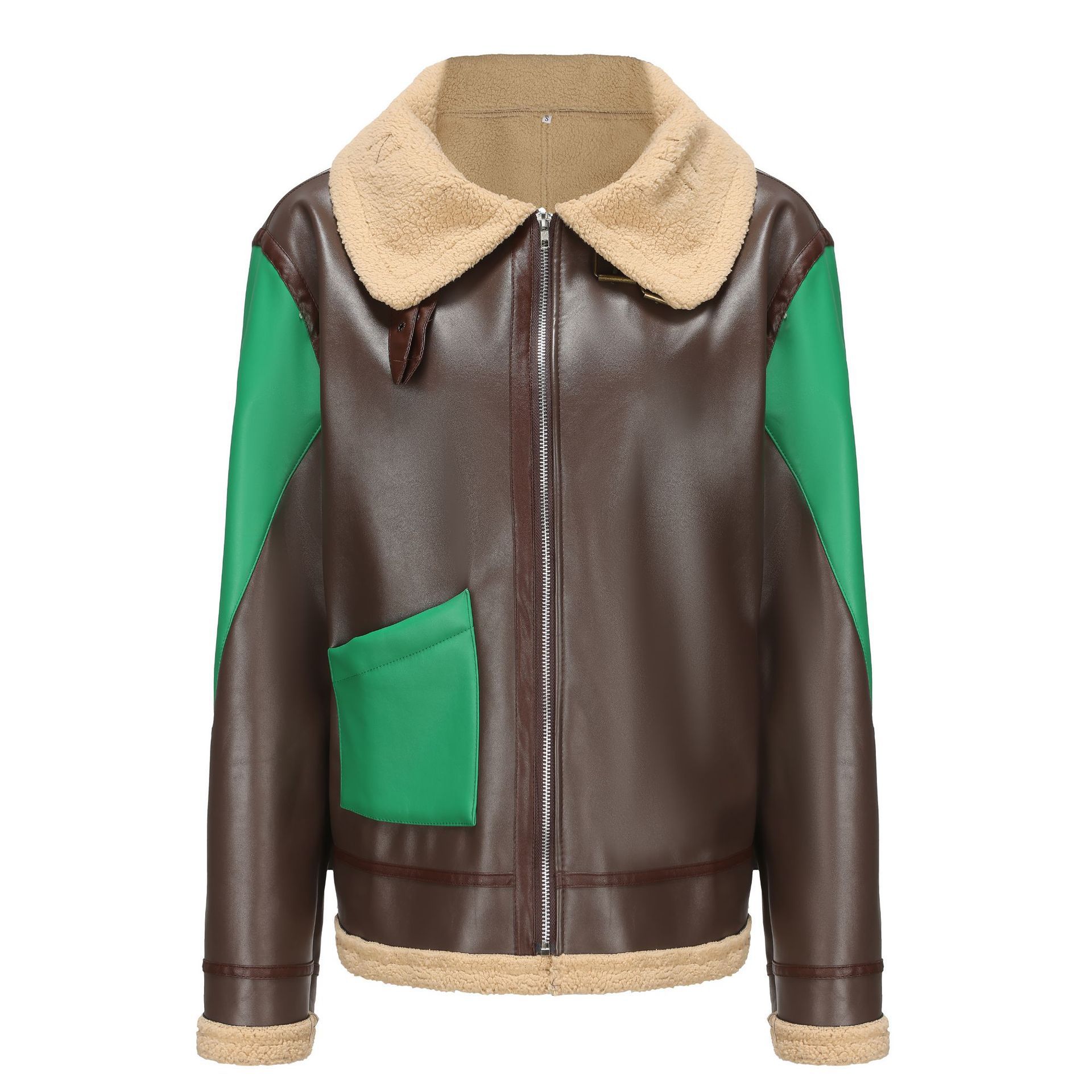 Новое зимнее мужское меховое интегрированное утолщенное пальто в цвет кожи S темно-коричневого
Новое зимнее мужское меховое интегрированное утолщенное пальто в цвет кожи S темно-коричневого