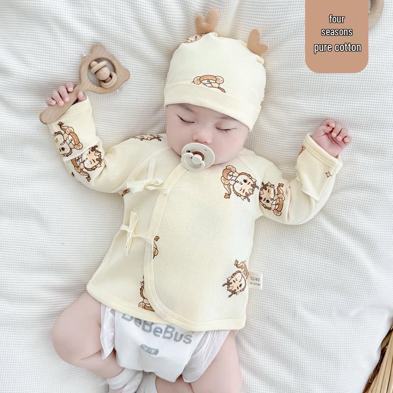 Newborn All-Cotton Long-Sleeved Cartoon Monk Suit - Four Seasons Style, Boneless Harem Design, Tie-up. 52 cm
Newborn All-Cotton Long-Sleeved Cartoon Monk Suit - Four Seasons Style, Boneless Harem Design, Tie-up. 52 cm