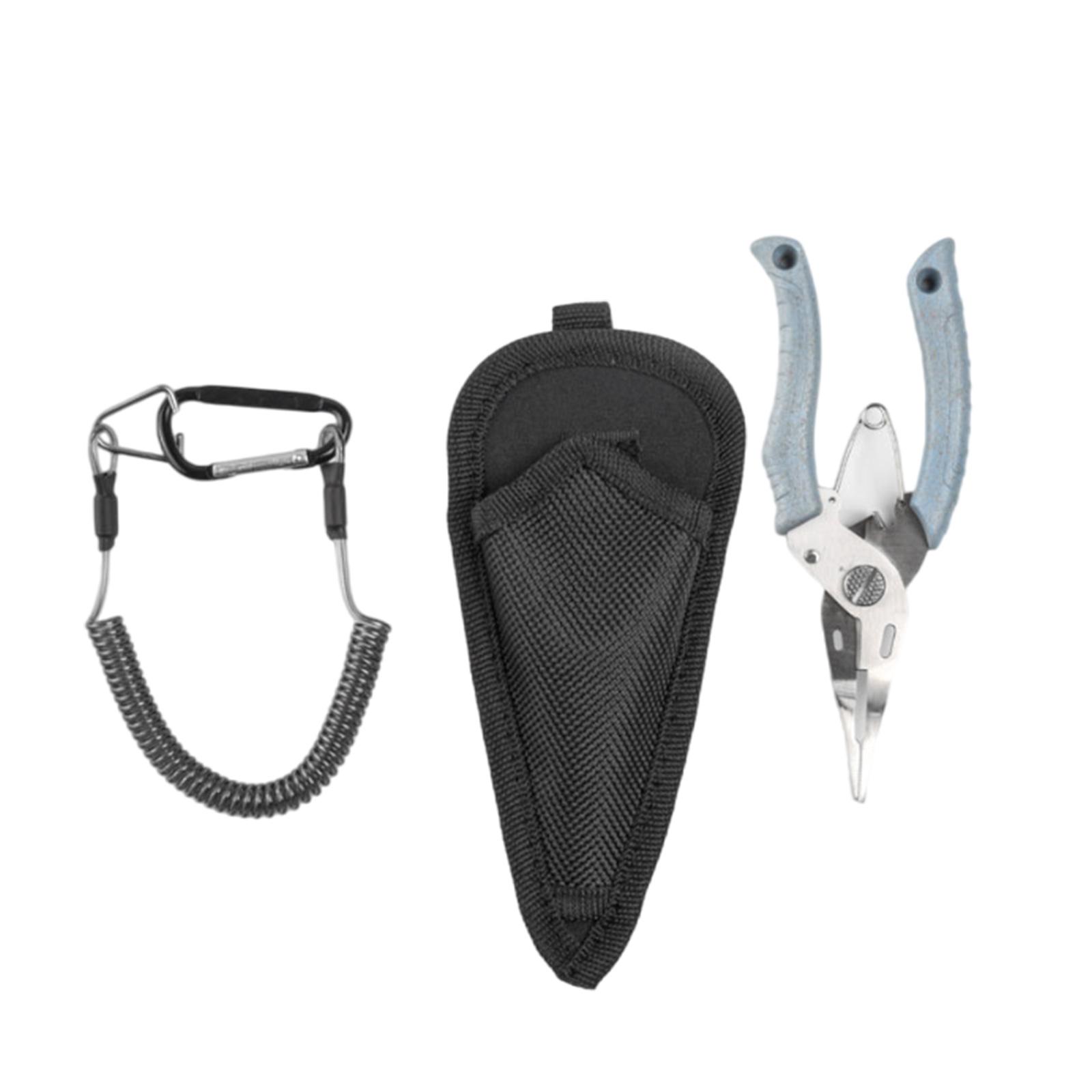 Рыболовные плоскогубцы Экстрактор крючков Кусачки для плетеной лески Открыватели колец Рыболовные снасти Мультитул с ремешком Сумка для хранения
Рыболовные плоскогубцы Экстрактор крючков Кусачки для плетеной лески Открыватели колец Рыболовные снасти Мультитул с ремешком Сумка для хранения