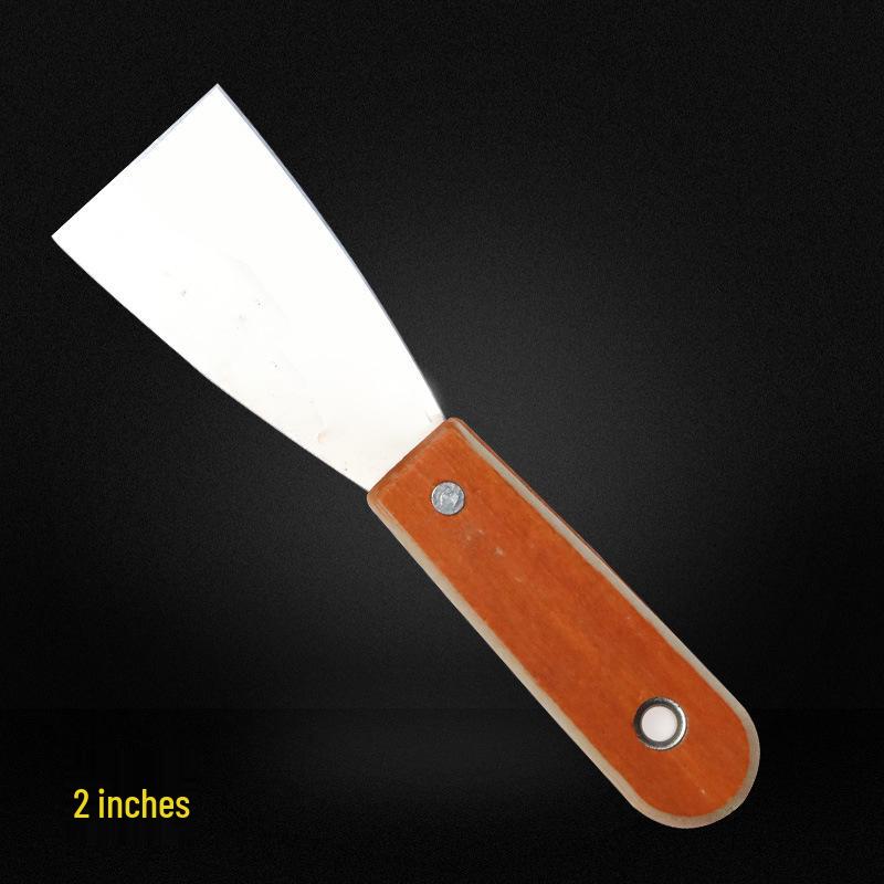 Thickened Wooden Handle High Carbon Steel Putty Knife Spatula and Scraper Tool
Thickened Wooden Handle High Carbon Steel Putty Knife Spatula and Scraper Tool