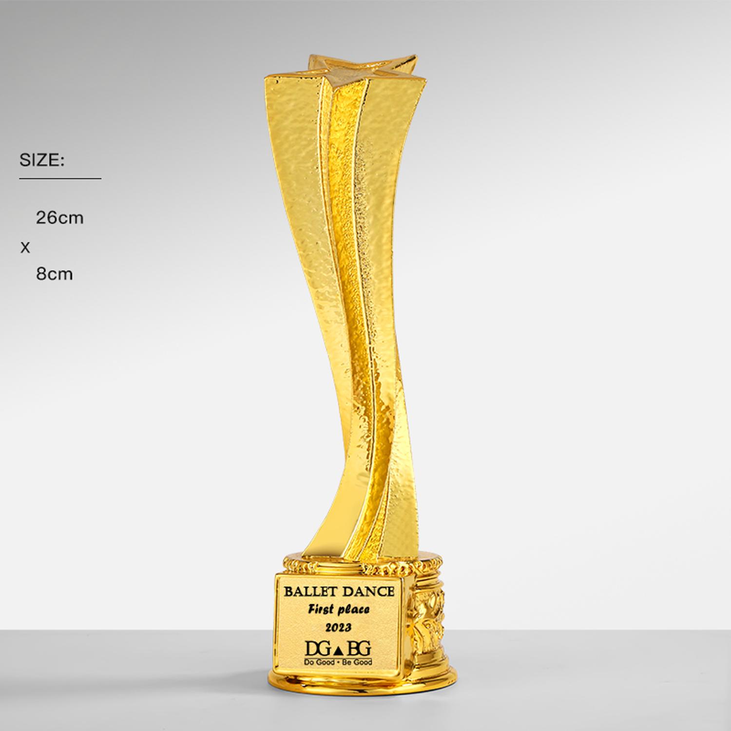 Custom Gold Resin Trophy for Children s Performances, featuring Figurines like Dancing Tree, Singing Goddess, suitable
Custom Gold Resin Trophy for Children s Performances, featuring Figurines like Dancing Tree, Singing Goddess, suitable