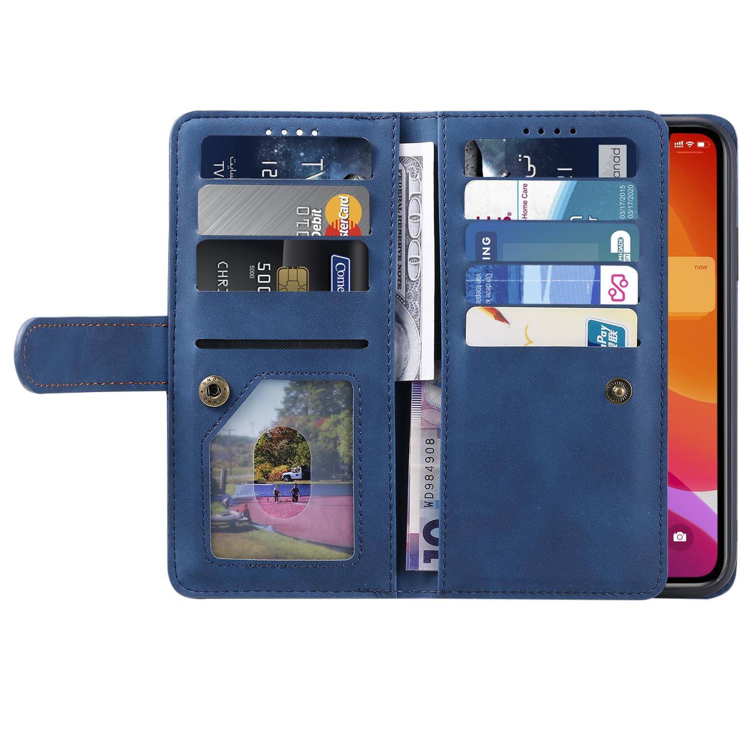 For Motorola Edge 50 Pro 5G Case 9 Card Slots Leather Wallet Phone Cover with Zipper Pocket Blue
For Motorola Edge 50 Pro 5G Case 9 Card Slots Leather Wallet Phone Cover with Zipper Pocket Blue