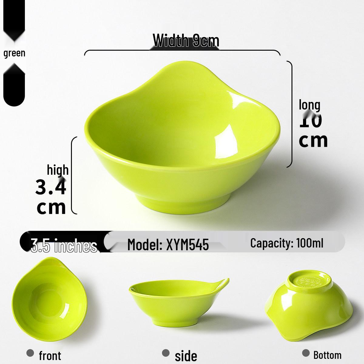 Two-Color Melamine Single-Ear Bowl - Ideal for Hot Pot, Barbecue & Dipping Sauces
Two-Color Melamine Single-Ear Bowl - Ideal for Hot Pot, Barbecue & Dipping Sauces