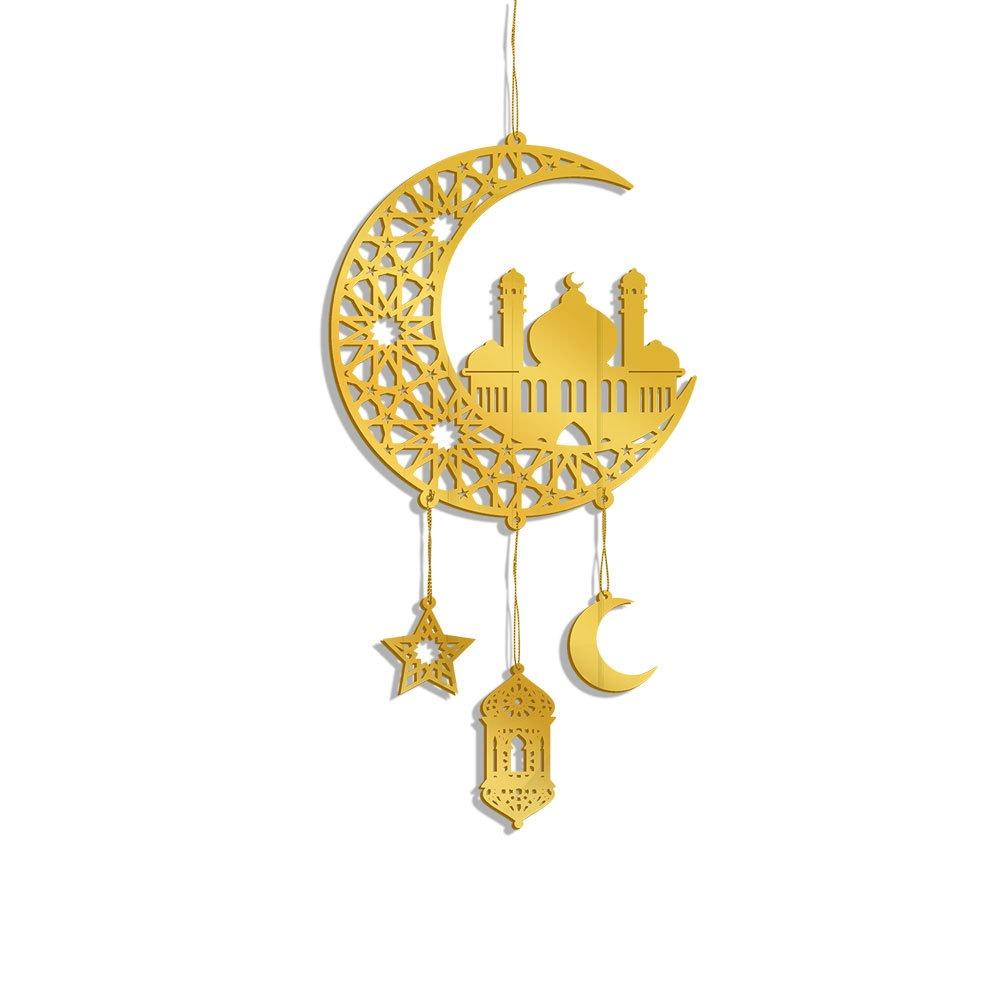 Moon Stars Ramadan Door Hanging Ornament Gold Ramadan Kareem Door Sign Holiday Party Supplies Style 3
Moon Stars Ramadan Door Hanging Ornament Gold Ramadan Kareem Door Sign Holiday Party Supplies Style 3