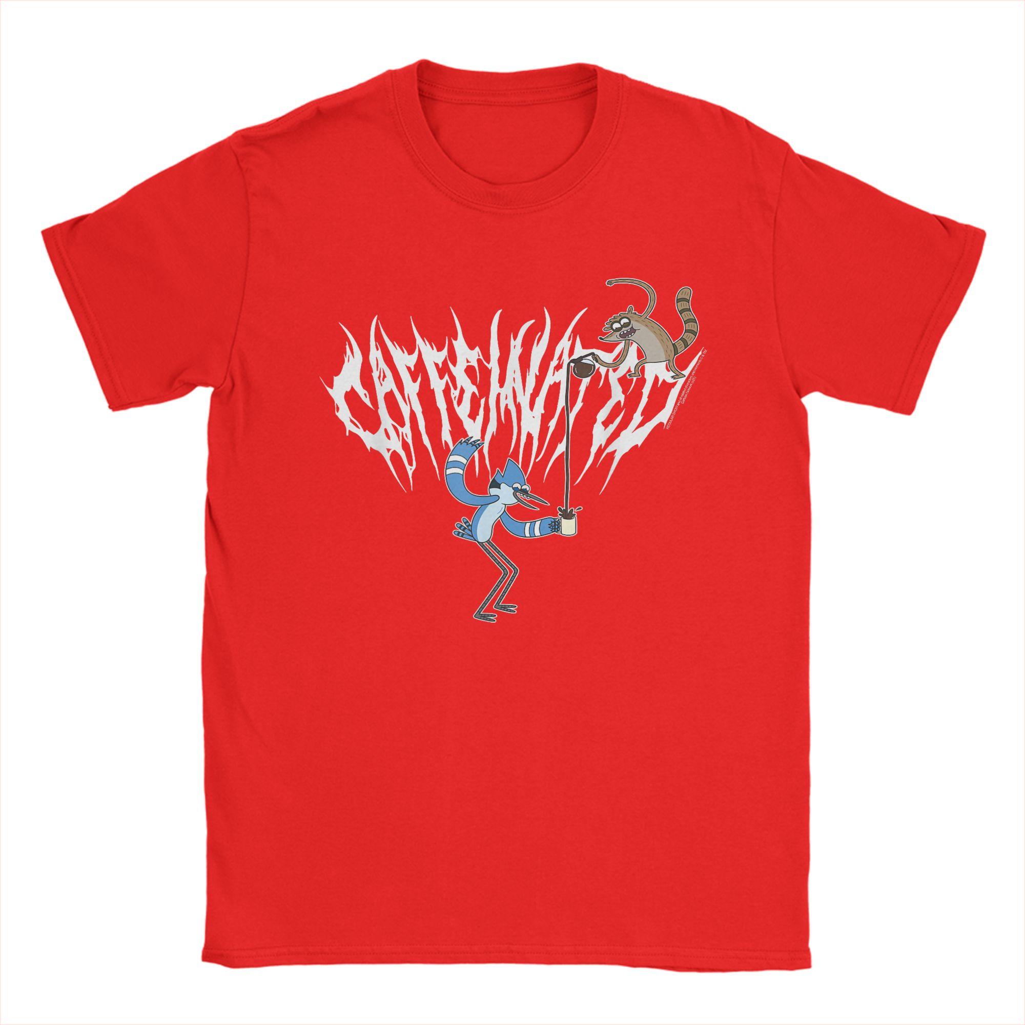 Regular Show Metal Caffeinated by Coffee Mens T Shirts Tees Short Sleeve Round Neck TShirts Pure Cotton New Arrival Clothing S
Regular Show Metal Caffeinated by Coffee Mens T Shirts Tees Short Sleeve Round Neck TShirts Pure Cotton New Arrival Clothing S