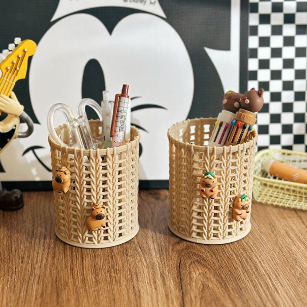 Hollow Desktop Storage Box Cylindrical Pencil Box Versatile Pen Holder Desktop style 5
Hollow Desktop Storage Box Cylindrical Pencil Box Versatile Pen Holder Desktop style 5