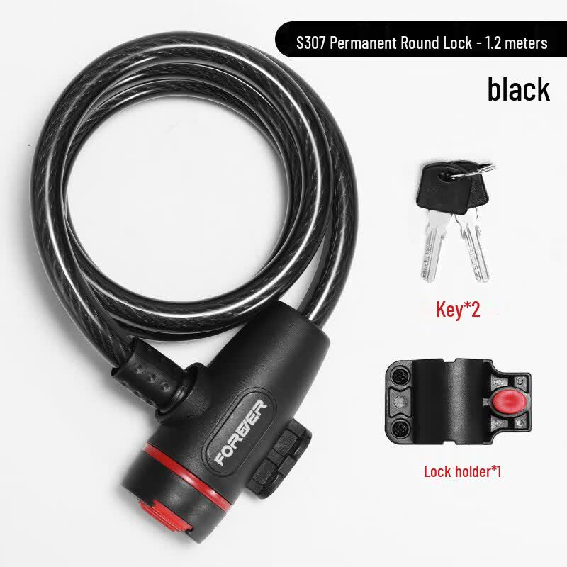 Forever Bicycle Coil Key Lock
Forever Bicycle Coil Key Lock