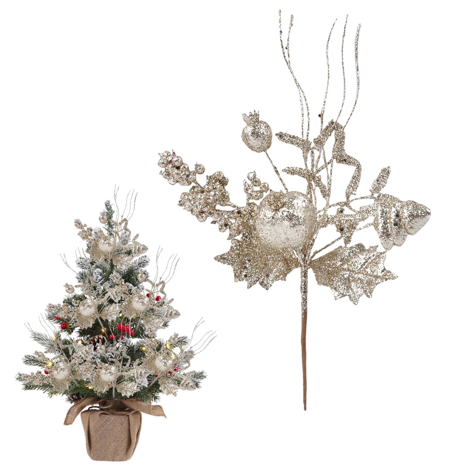 Christmas Artificial Decorative Picks Sparkling Christmas Decorative Picks Elegant Holiday Decoration Festive Party Supplies
Christmas Artificial Decorative Picks Sparkling Christmas Decorative Picks Elegant Holiday Decoration Festive Party Supplies