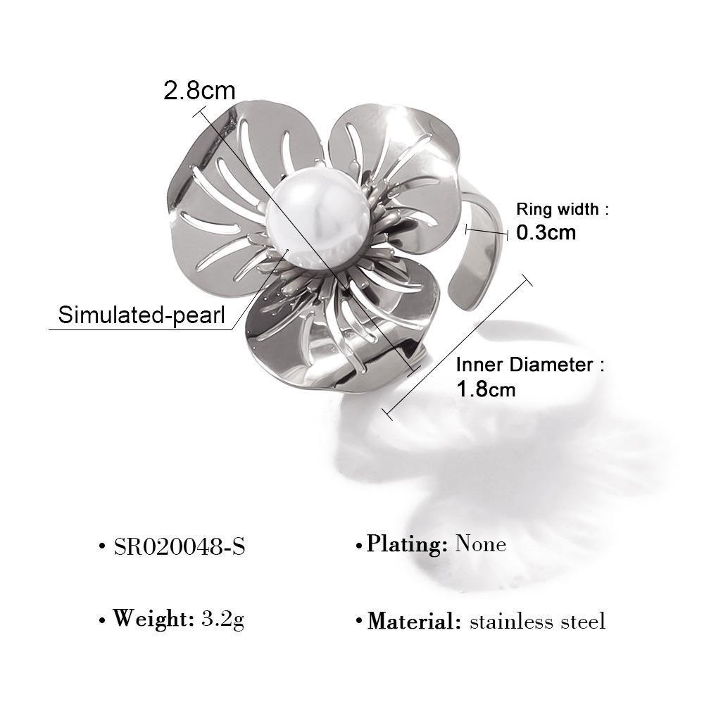 Кольца из титановой стали женские невыцветающие открытые лепестковые кольца из нержавеющей стали аксессуары для рук
Кольца из титановой стали женские невыцветающие открытые лепестковые кольца из нержавеющей стали аксессуары для рук