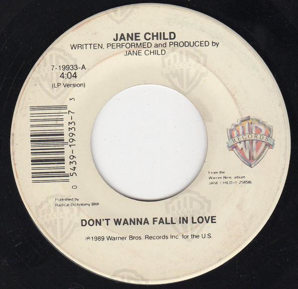 7inch Record JANE CHILD Dont Wanna Fall In Love 719933 Warner Bros. Re 1990 US Dance Electronica Used
7inch Record JANE CHILD Dont Wanna Fall In Love 719933 Warner Bros. Re 1990 US Dance Electronica Used