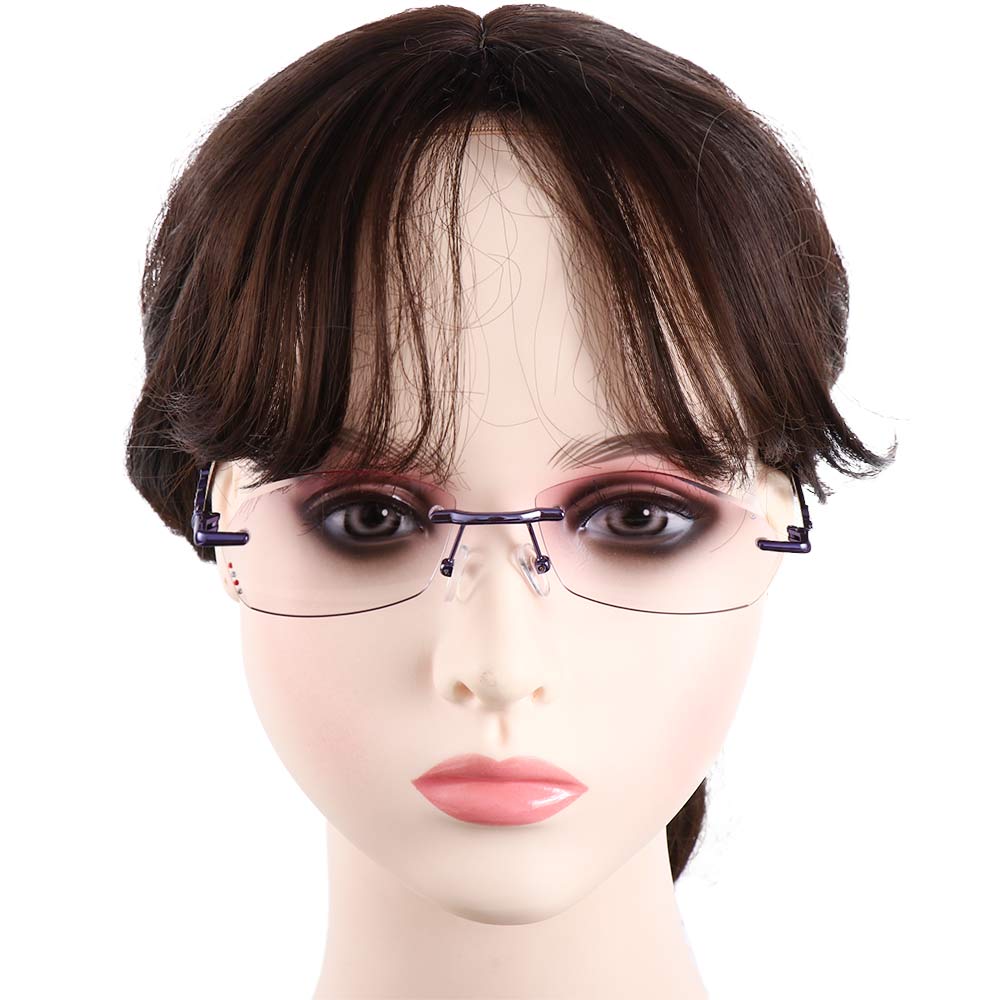Rimless Hyperopia Eyewear Anti Blue Light Reading Glasses Presbyopia Eyeglasses Computer Eyeglasses purple-350
Rimless Hyperopia Eyewear Anti Blue Light Reading Glasses Presbyopia Eyeglasses Computer Eyeglasses purple-350