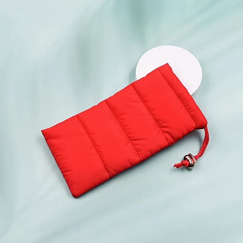 1pc Soft Quilted Nylon Eyeglass Case, Soft Padded Drawstring Glasses Pouch, Protective Spectacle Storage Bag красный
1pc Soft Quilted Nylon Eyeglass Case, Soft Padded Drawstring Glasses Pouch, Protective Spectacle Storage Bag красный