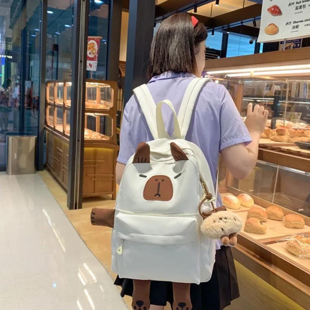 Plush Doll Keychain Cartoon Animal Daypack Thickened Large Capacity School Bag Gifts Black No Pendant
Plush Doll Keychain Cartoon Animal Daypack Thickened Large Capacity School Bag Gifts Black No Pendant