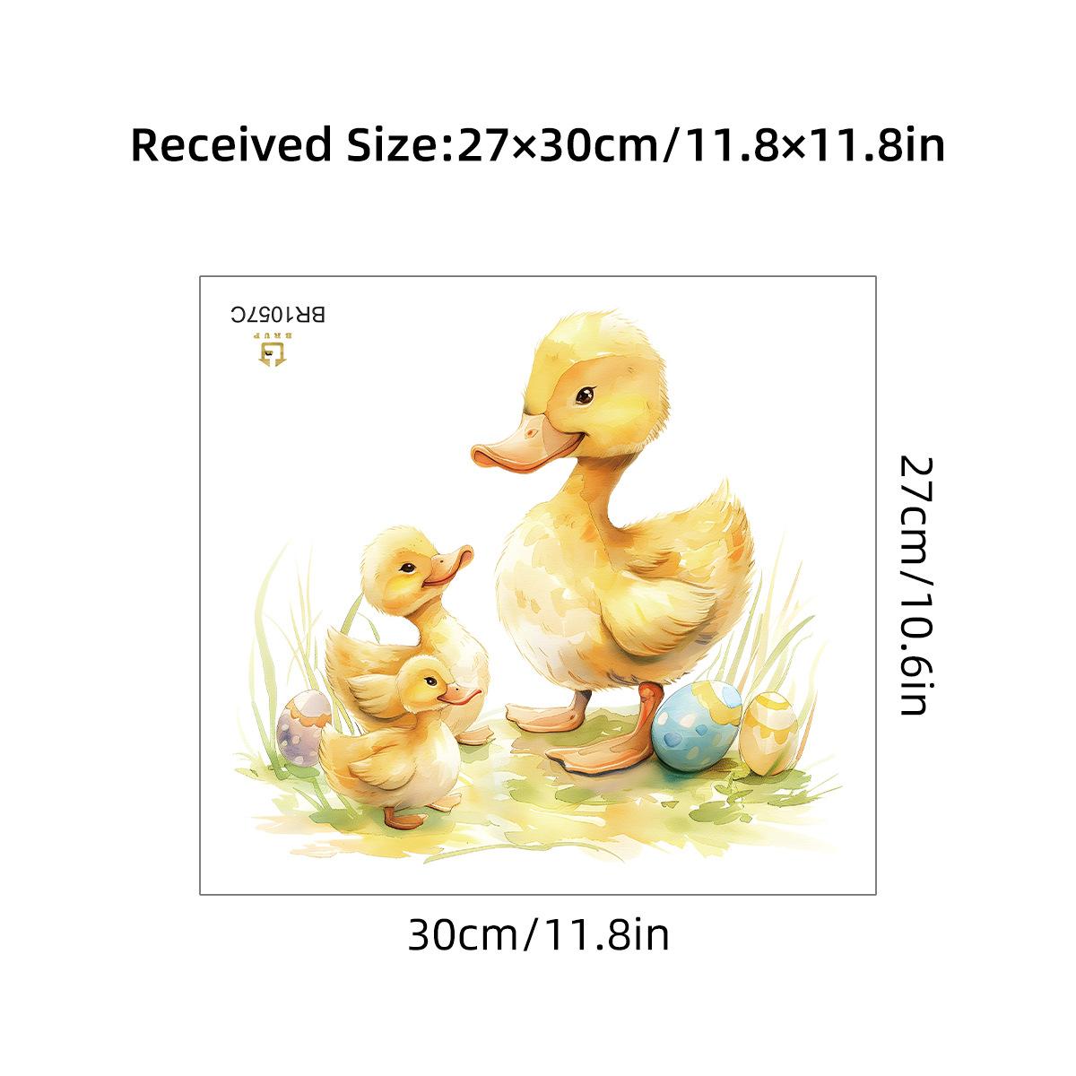 Cute Cartoon Rubber Duck Wall Stickers, Self-Adhesive Decor for Kids Room Bedroom Living Room Background Wall Decoration 27x30CM різнокольоровий
Cute Cartoon Rubber Duck Wall Stickers, Self-Adhesive Decor for Kids Room Bedroom Living Room Background Wall Decoration 27x30CM різнокольоровий