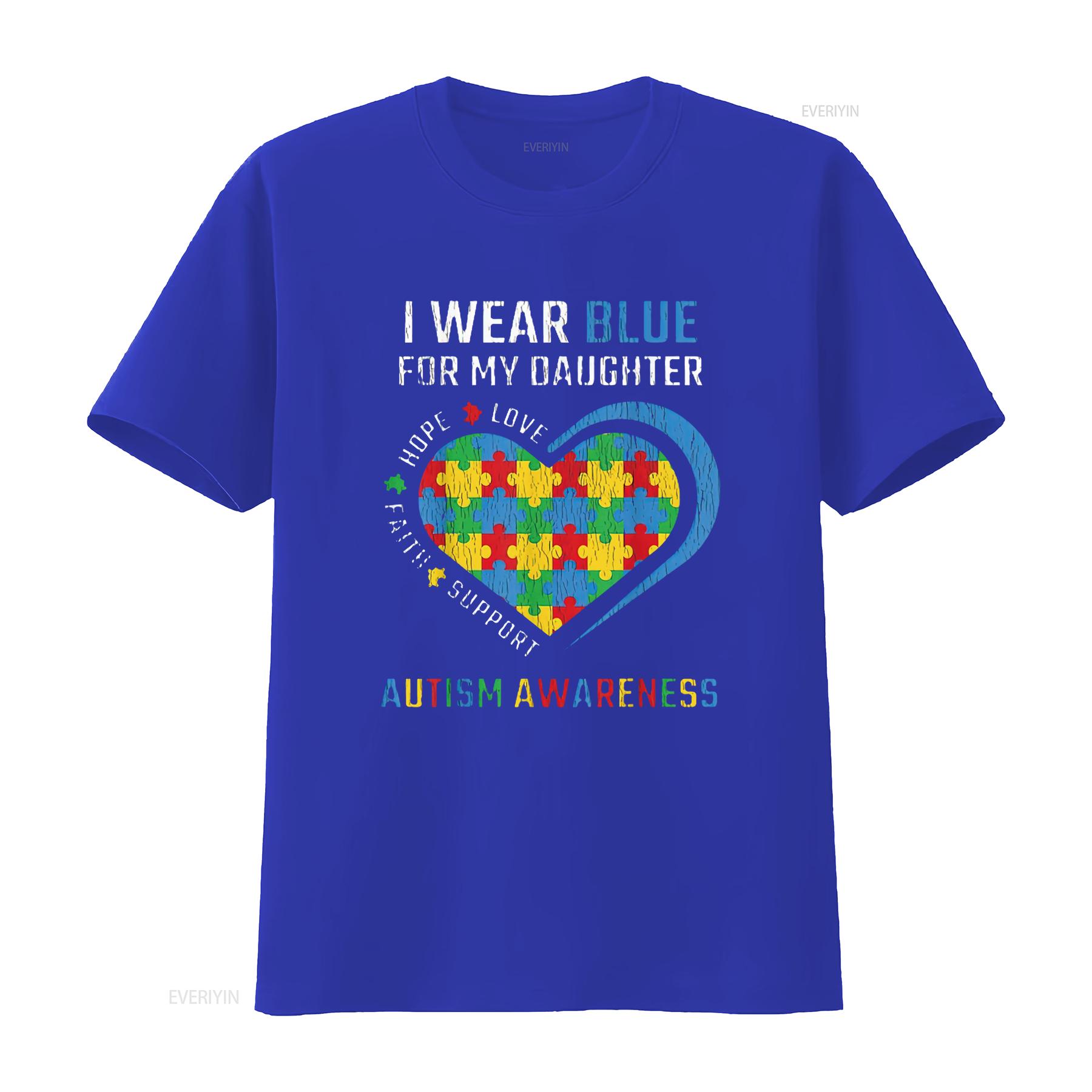 Womens Wear Blue For My Daughter Autistic Kids Autism Awareness Mom T Shirt Black 3X Large vintage Washed Top For Everyday Wear S
Womens Wear Blue For My Daughter Autistic Kids Autism Awareness Mom T Shirt Black 3X Large vintage Washed Top For Everyday Wear S