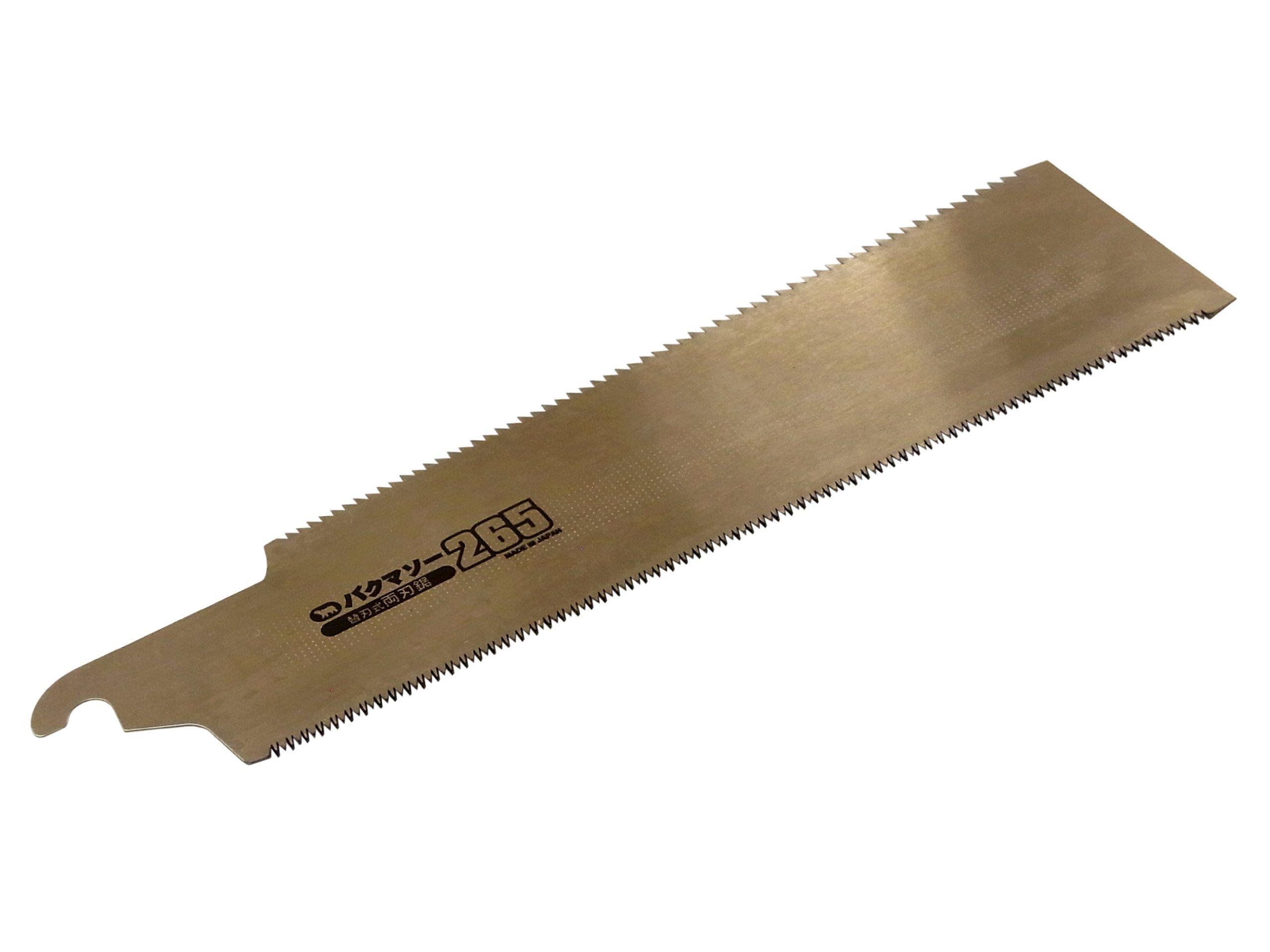 Bakuma Industrial BAKUMA Bakumasaw 265 Replacement Blades (3-Pack) Double-Edged Saw, Impact Hardened, 9-Inch
Bakuma Industrial BAKUMA Bakumasaw 265 Replacement Blades (3-Pack) Double-Edged Saw, Impact Hardened, 9-Inch