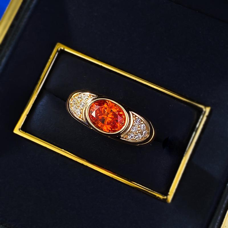 Храм Ло Си 2024 Кольцо из серебра 925 пробы с позолотой, с бриллиантом из высокоуглеродистого материала огранки «Ледяной цветок» цвета «Закат» Size 8
Храм Ло Си 2024 Кольцо из серебра 925 пробы с позолотой, с бриллиантом из высокоуглеродистого материала огранки «Ледяной цветок» цвета «Закат» Size 8