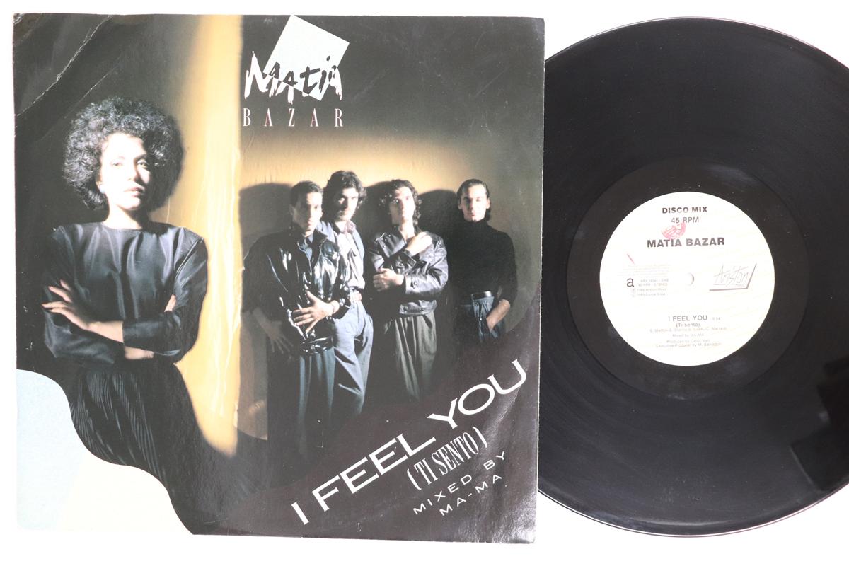 12inch Record MATIA BAZAR I Feel You Ti Sento ARX16040 ARISTON MUSIC 1986 Italy Dance Electronica Used
12inch Record MATIA BAZAR I Feel You Ti Sento ARX16040 ARISTON MUSIC 1986 Italy Dance Electronica Used