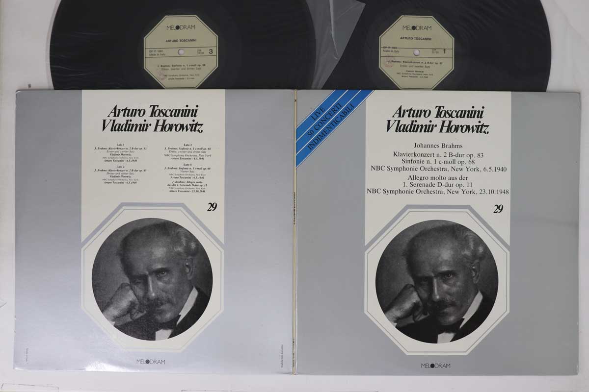 LP Record ARTURO TOSCANINI, VLADIMIR HOROWITZ - Brahms: Klavierkonzert N. 2 B-dur O MEL229 MELODRAM 1983 Italy Classical Used
LP Record ARTURO TOSCANINI, VLADIMIR HOROWITZ - Brahms: Klavierkonzert N. 2 B-dur O MEL229 MELODRAM 1983 Italy Classical Used
