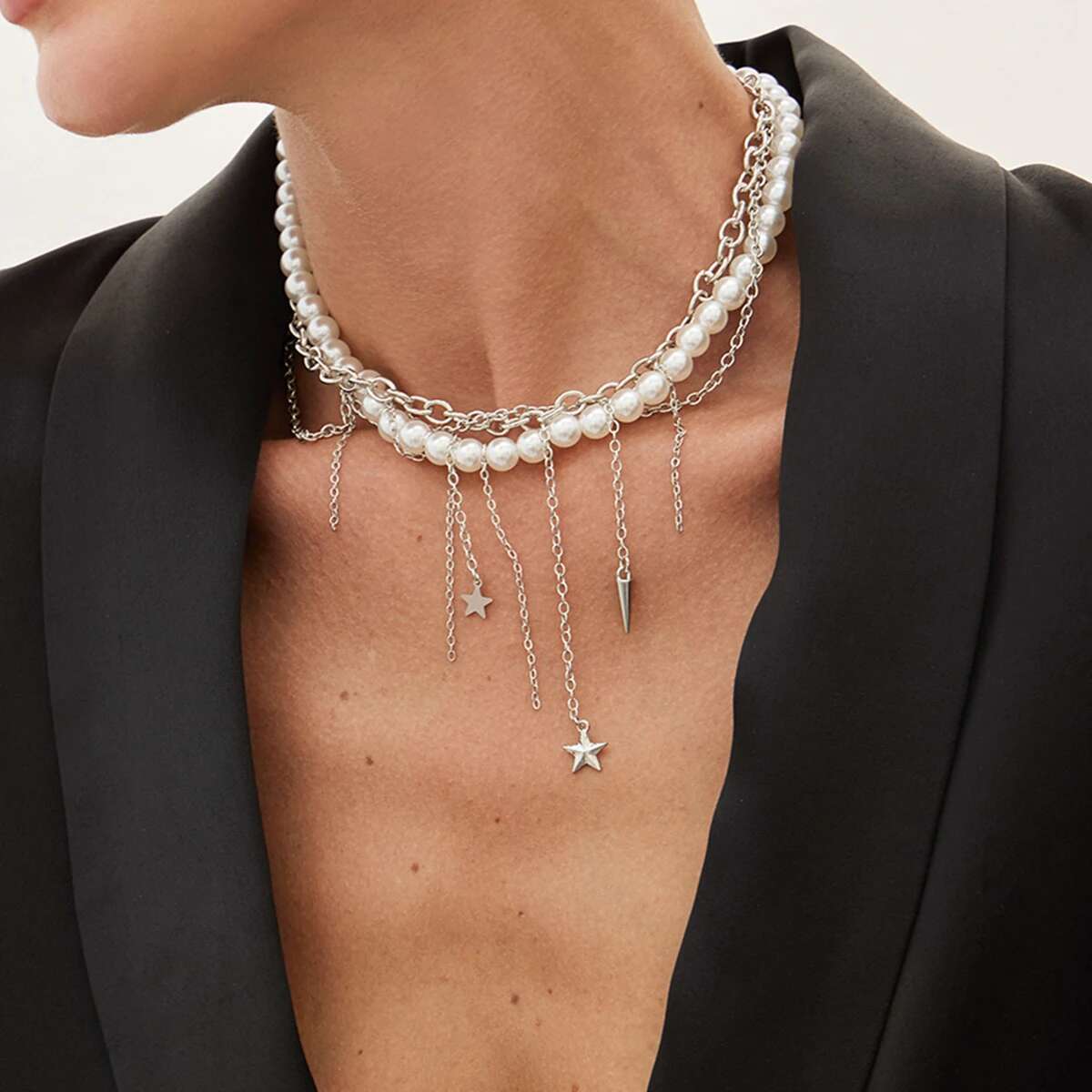 Ingemark Goth Tassel Link Pendant Choker Necklace for Women Trend 2026 Elegant Imitation Pearl Chain Wed Bridal Party Jewelry
Ingemark Goth Tassel Link Pendant Choker Necklace for Women Trend 2026 Elegant Imitation Pearl Chain Wed Bridal Party Jewelry