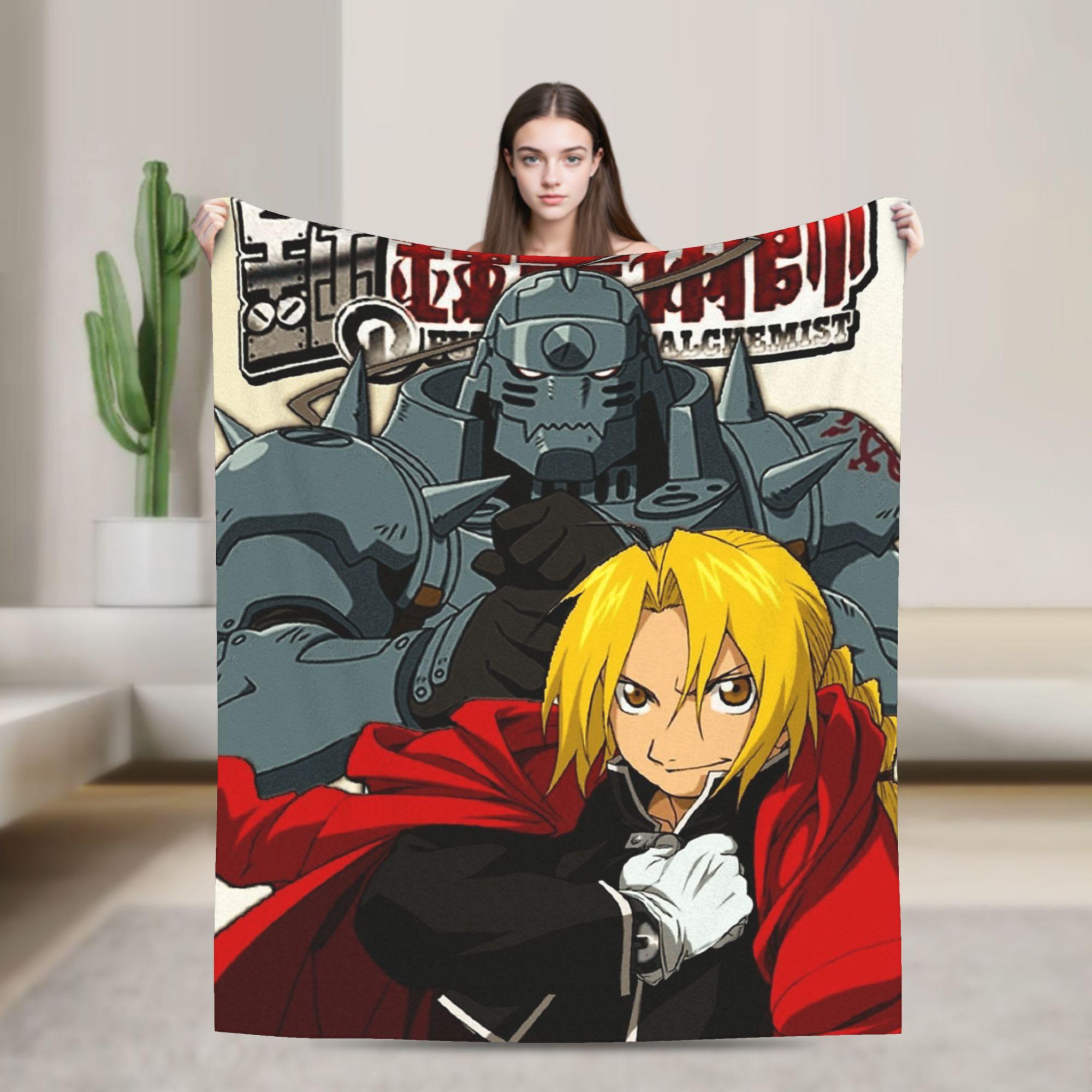 Warm Soft BlanketChildren Picnic Fullmetal alchemist Throw Blanket Flannel Bedspread For Bedroom Comfortable Sofa Bed Cover 75x90cm
Warm Soft BlanketChildren Picnic Fullmetal alchemist Throw Blanket Flannel Bedspread For Bedroom Comfortable Sofa Bed Cover 75x90cm