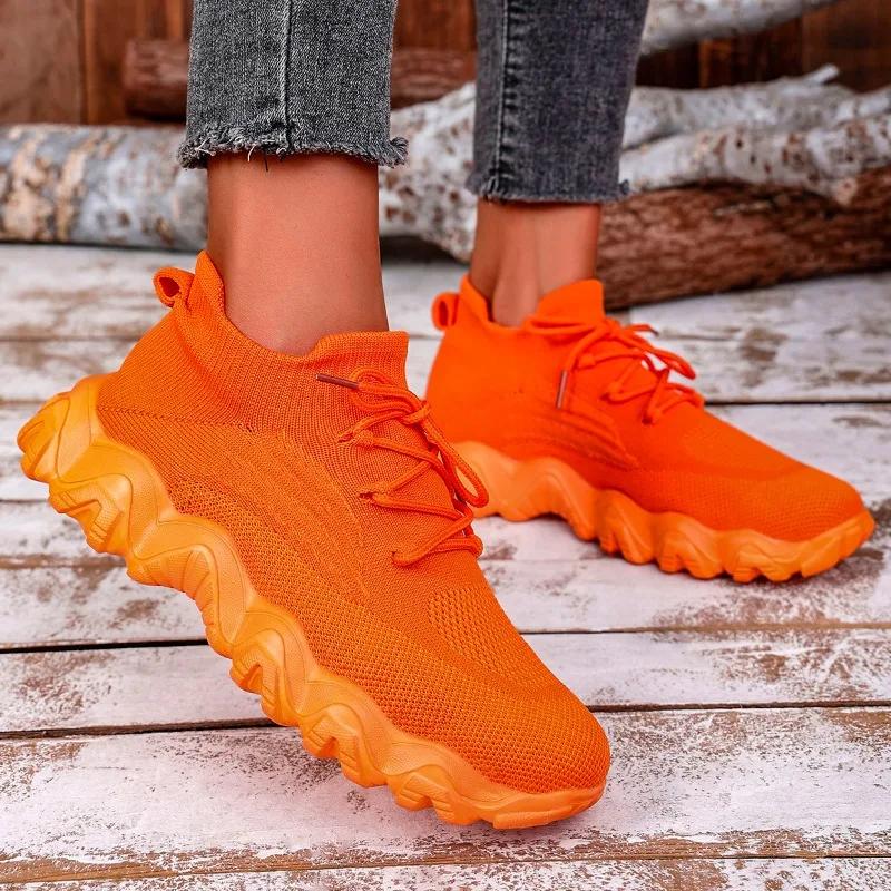 Fashion Women s Sports Shoes with Breathable Mesh Comfortable Flats Soft Soles Casual Non-slip Plus Size 43 Zapatos De Mujer 36 оранжевый
Fashion Women s Sports Shoes with Breathable Mesh Comfortable Flats Soft Soles Casual Non-slip Plus Size 43 Zapatos De Mujer 36 оранжевый