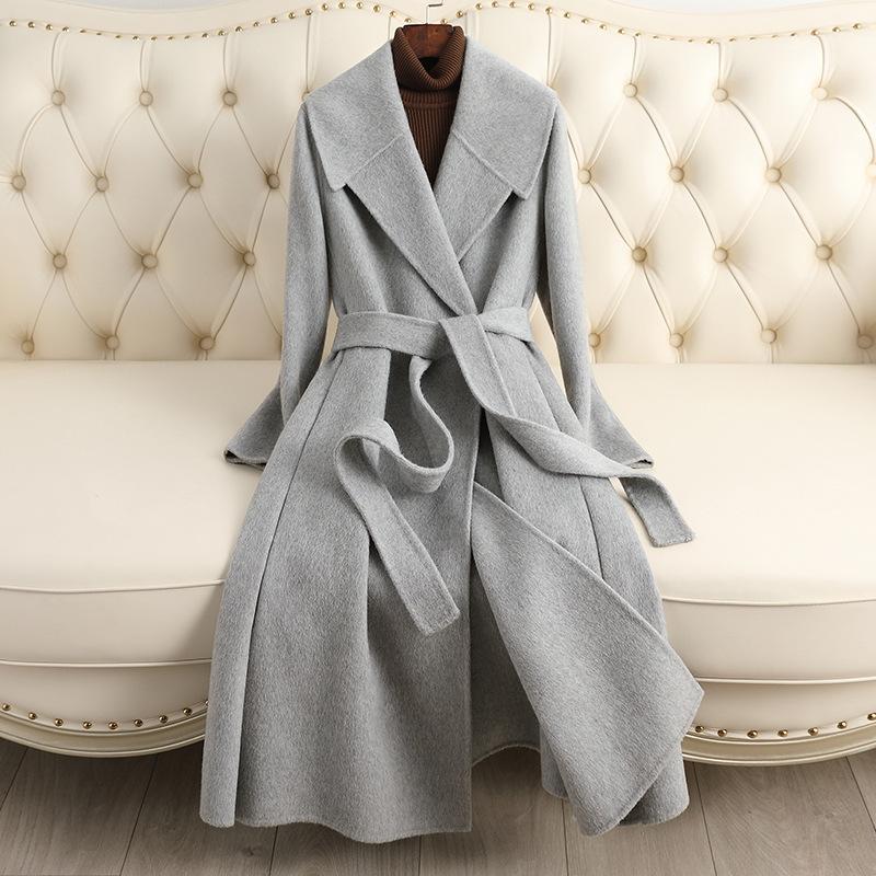 Double-sided cashmere coat women s medium and long knee autumn and winter new candy-colored woolen coat thickened sense of high-end M світло-сірий колір
Double-sided cashmere coat women s medium and long knee autumn and winter new candy-colored woolen coat thickened sense of high-end M світло-сірий колір