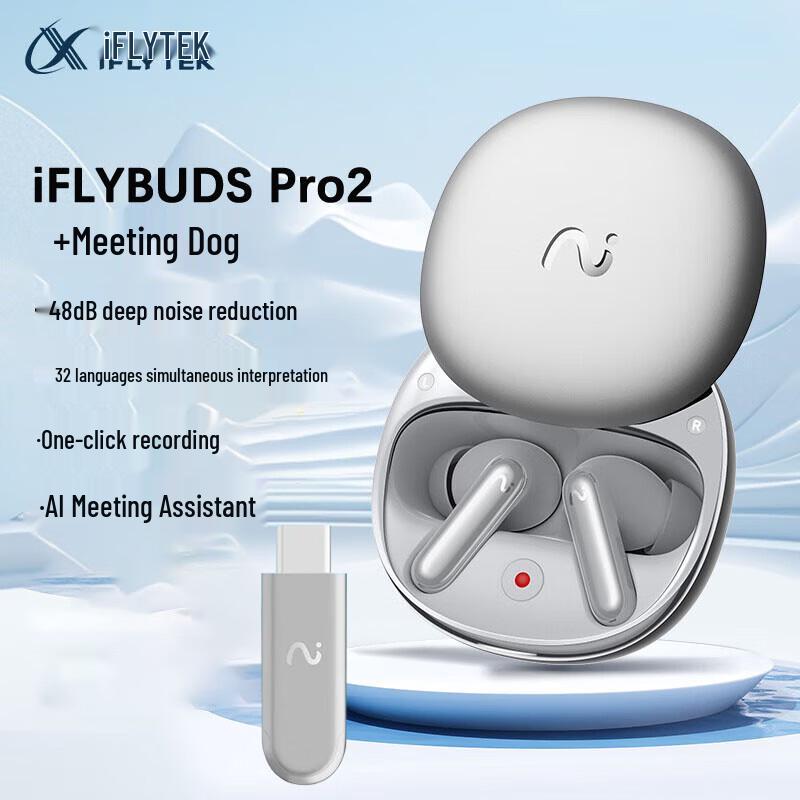iFLYTEK iFLYBUDS Pro2 AI Conference Earbuds
iFLYTEK iFLYBUDS Pro2 AI Conference Earbuds