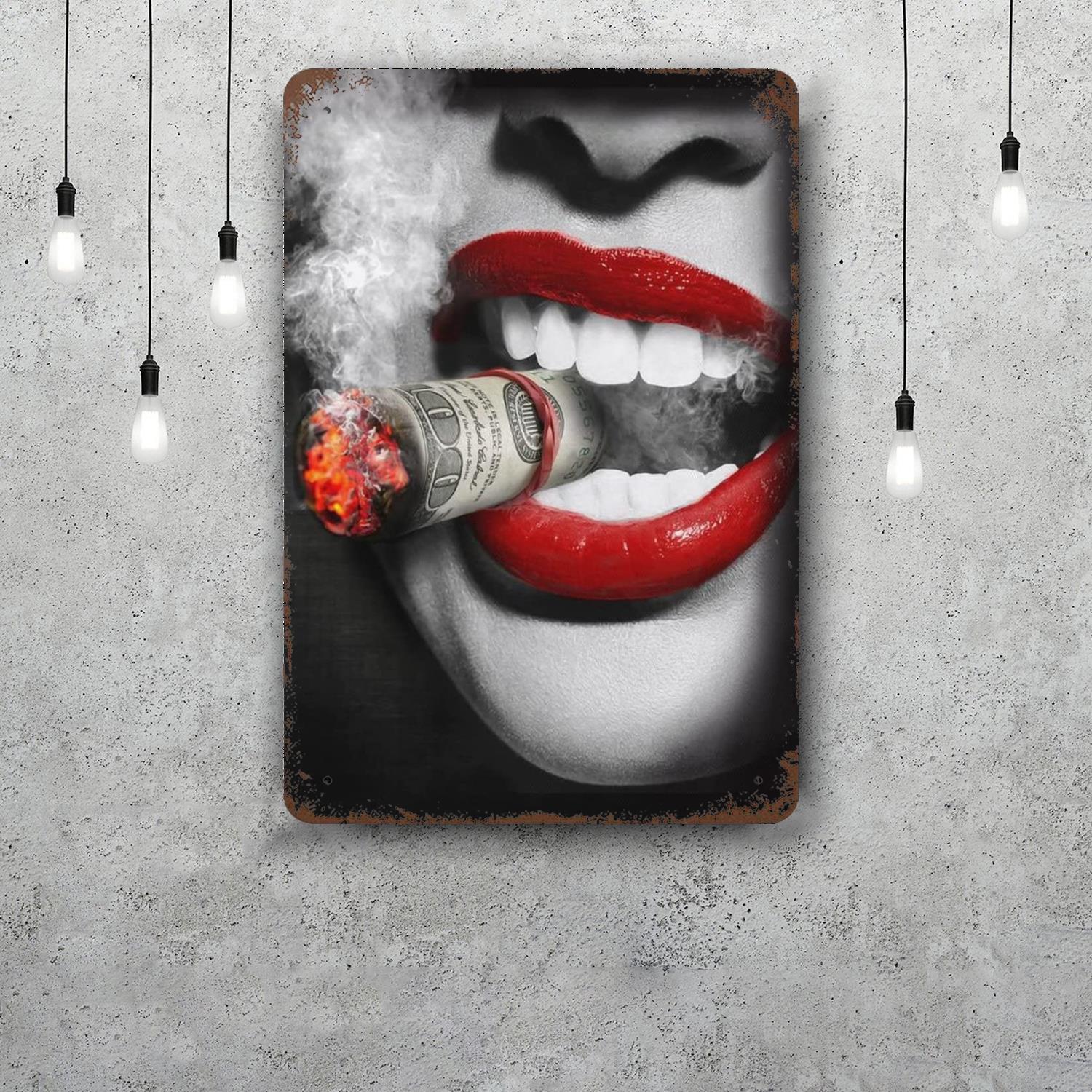 lips Retro Vintage Tin Sign Poster Decorative Plaque Metal Plate Wall Decor 20x30cm(7.8x11.8inch)
lips Retro Vintage Tin Sign Poster Decorative Plaque Metal Plate Wall Decor 20x30cm(7.8x11.8inch)