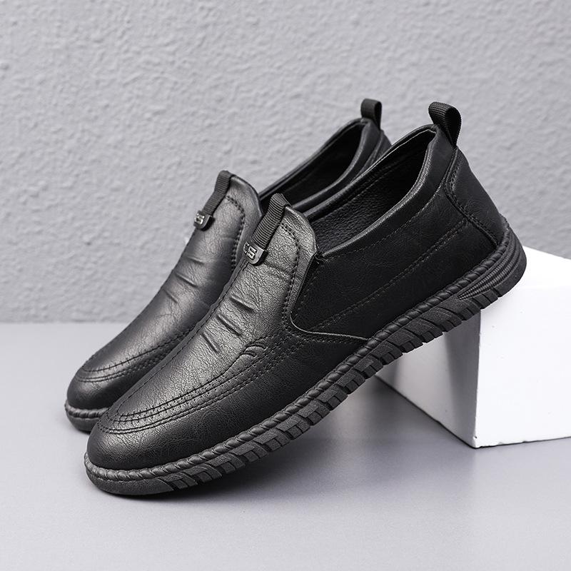 Мужские удобные, модные, нескользящие, дышащие повседневные кожаные туфли 44 чёрный
Мужские удобные, модные, нескользящие, дышащие повседневные кожаные туфли 44 чёрный